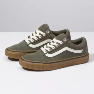 Vans Old Skool‎ Embossed Forest Night/Gum Skate Shoes Men's 6.5 / Women's 8.0